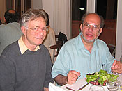 photo of David Kinderlehrer with other person.