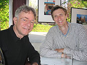 photo of David Kinderlehrer with other person.