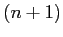 $ (n+1)$