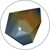 illustration of a crystallite from a 3D grain growth simulation