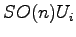 $ SO(n)U_i$