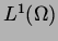$L^1(\Omega)$