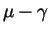 $\mu -\gamma $