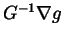 $G^{-1}\nabla g$