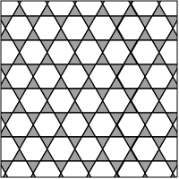 3.6.3.6 semiregular tiling, which is vertex-transitive