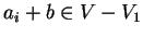 $a_i+b \in V-V_1$