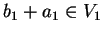 $b_1+a_1 \in V_1$