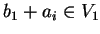 $b_1+a_i \in V_1$