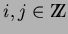 $i,j \in
\hbox{Z\kern-.35em\hbox{Z}}$