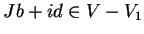 $Jb+id \in V-V_1$
