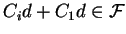 $C_id +C_1d \in \cal F$