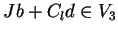 $Jb+C_ld \in V_3$