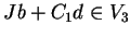 $Jb+C_1d \in
V_3$