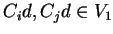 $C_id,C_jd \in
V_1$