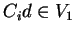 $C_id \in V_1$
