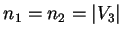 $n_1=n_2=\vert V_3 \vert$