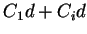 $C_1d+C_id$