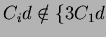 $C_id \notin \{3C_1d$