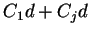 $C_1d+C_jd$