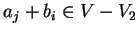 $a_j+b_i \in V-V_2$