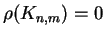$\rho(K_{n,m})= 0$