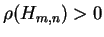 $\rho (H_{m,n}) >0$