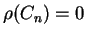 $\rho (C_n)=0$