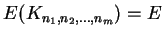 $E(K_{n_1,n_2,...,n_m})=E$