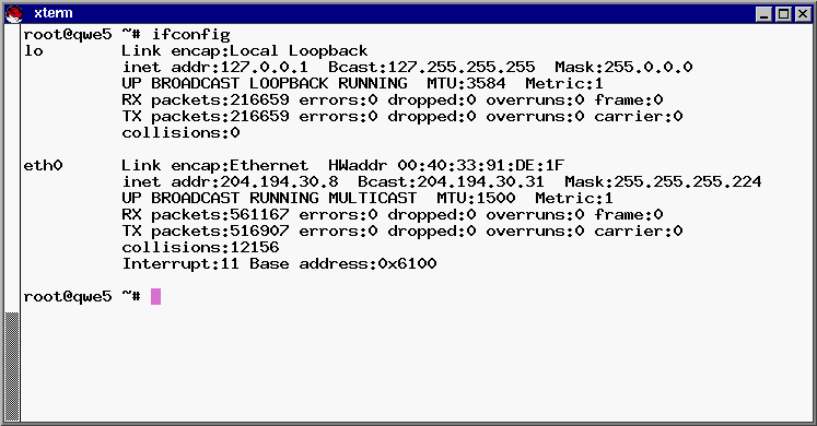 ifconfig