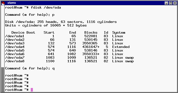 fdisk