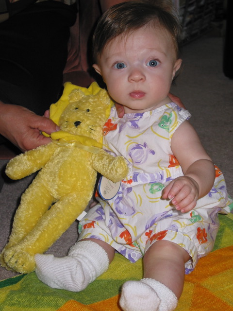 Ariella and her favorite toy