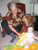 Aunt Monica, Ariella and the lion