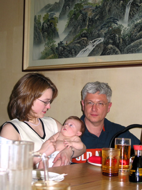After Monica's defense, April 26, 2002