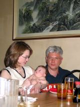 After Monica's defense, April 26, 2002