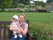 Taking a break in Hershey Gardens