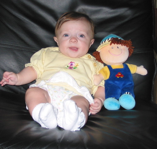 With my Israeli doll