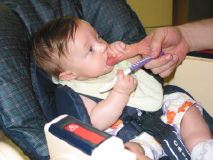 then Dad's finger...