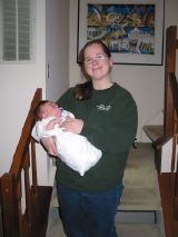 Ariella and Aunt Jonna, March 27, 2002