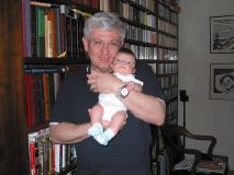 Ariella and Dad, March 28, 2002