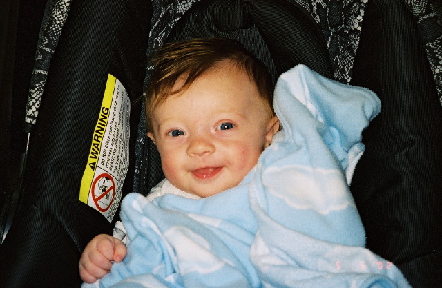 With my blue blanket, May 6, 2002