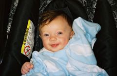 With my blue blanket, May 6, 2002