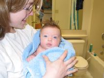 Sporting my new do, May 22, 2002