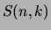 $S(n,k)$