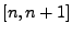 $[n,n+1]$