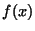 $f(x)$
