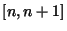 $[n,n+1]$