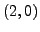 $ (2,0)$